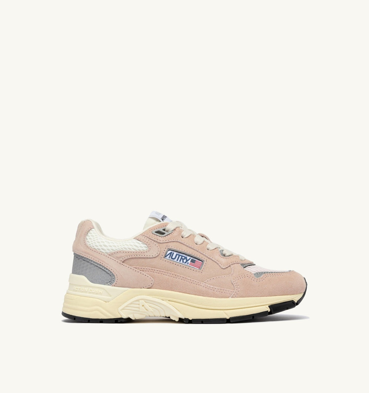 Woman HYPERWAY SNEAKERS IN SILK AND MARSHMALLOW MESH AND SUEDE