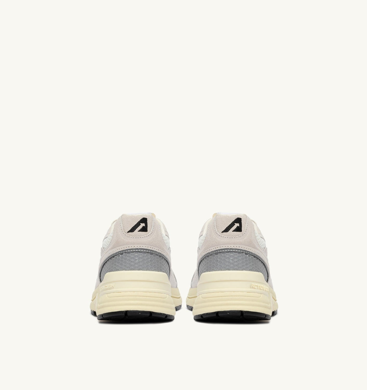 Woman HYPERWAY SNEAKERS IN WHITE AND SILVER MESH AND SUEDE