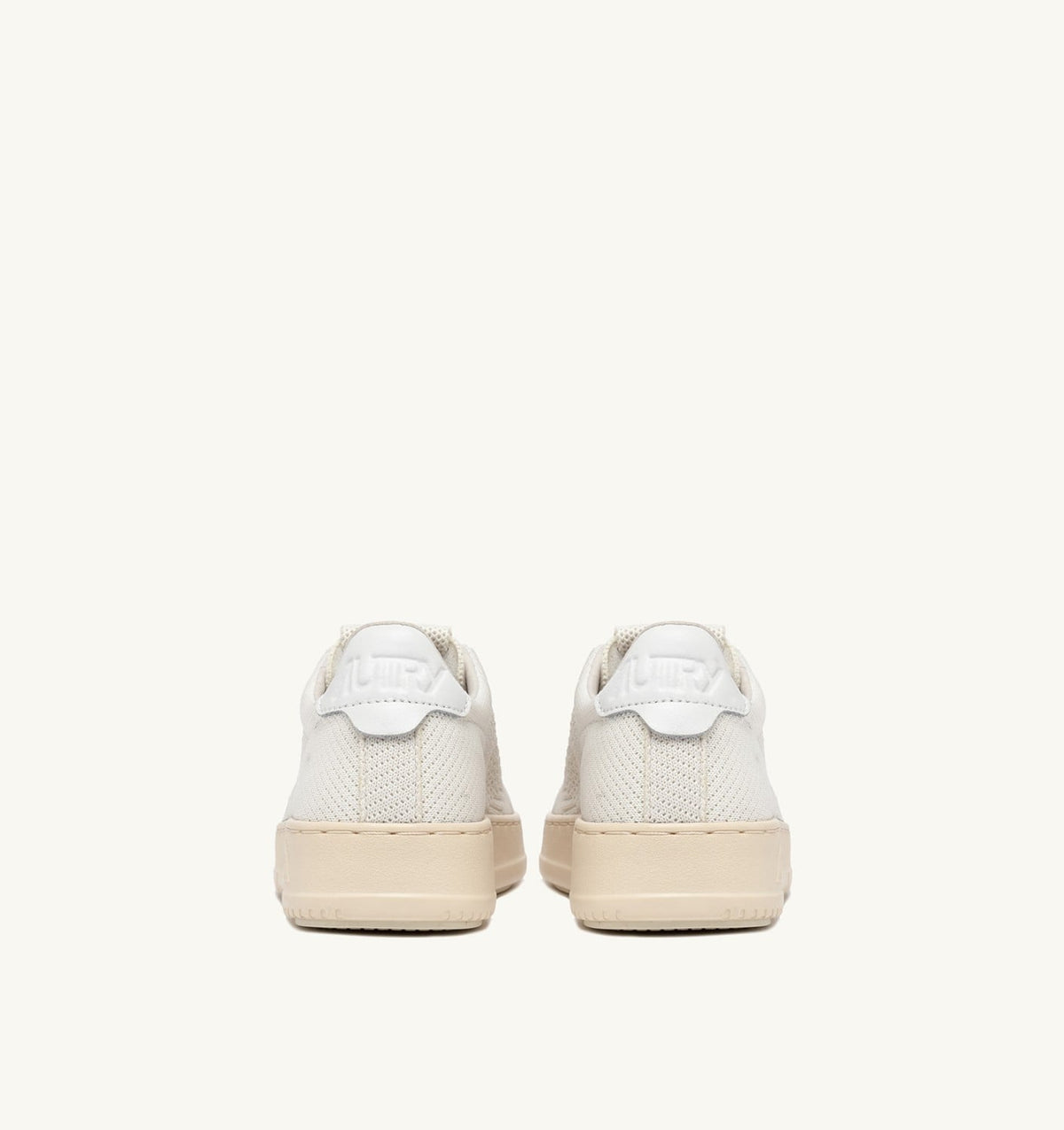 Woman MEDALIST EASEKNIT LOW SNEAKERS IN IVORY WHITE KNIT