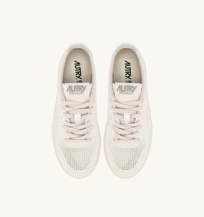 Woman MEDALIST EASEKNIT LOW SNEAKERS IN IVORY WHITE KNIT