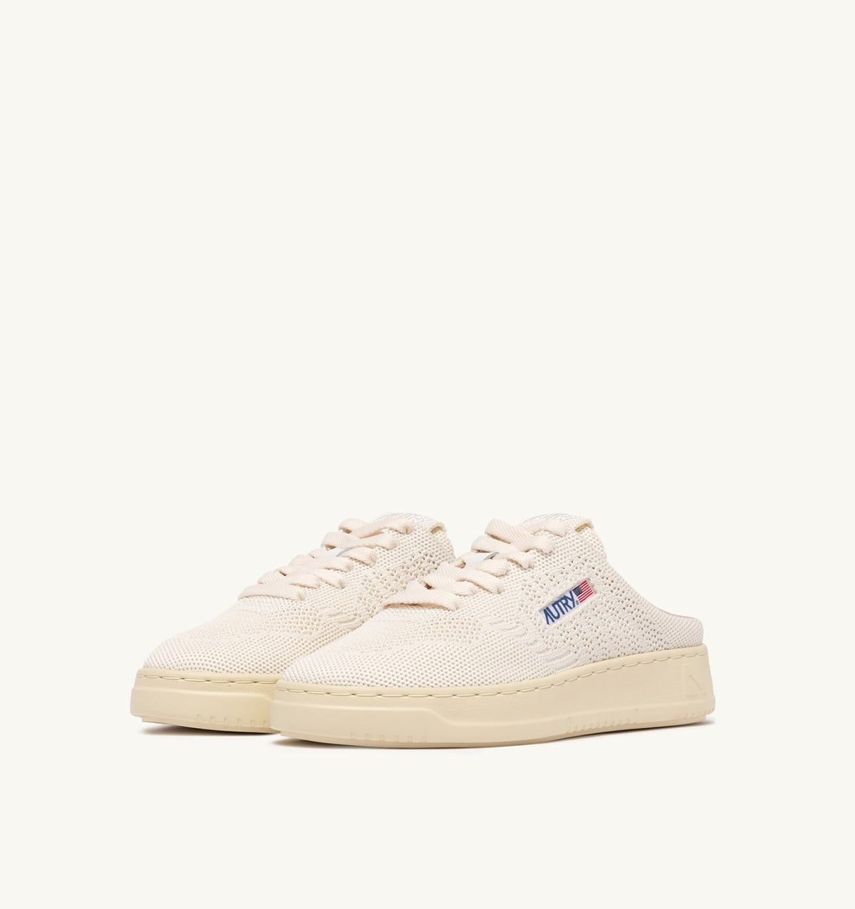 Woman EASEKNIT MULE SNEAKERS COLOR IVORY WHITE