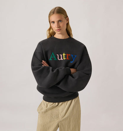 Woman|Man SWEATSHIRT WITH MULTICOLOR LOGO UNISEX
