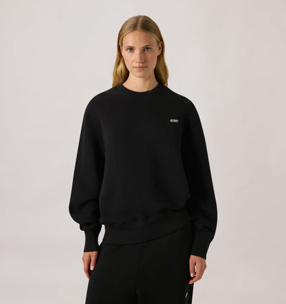 Woman CREWNECK SWEATSHIRT WITH EMBROIDERED LOGO FOR WOMAN