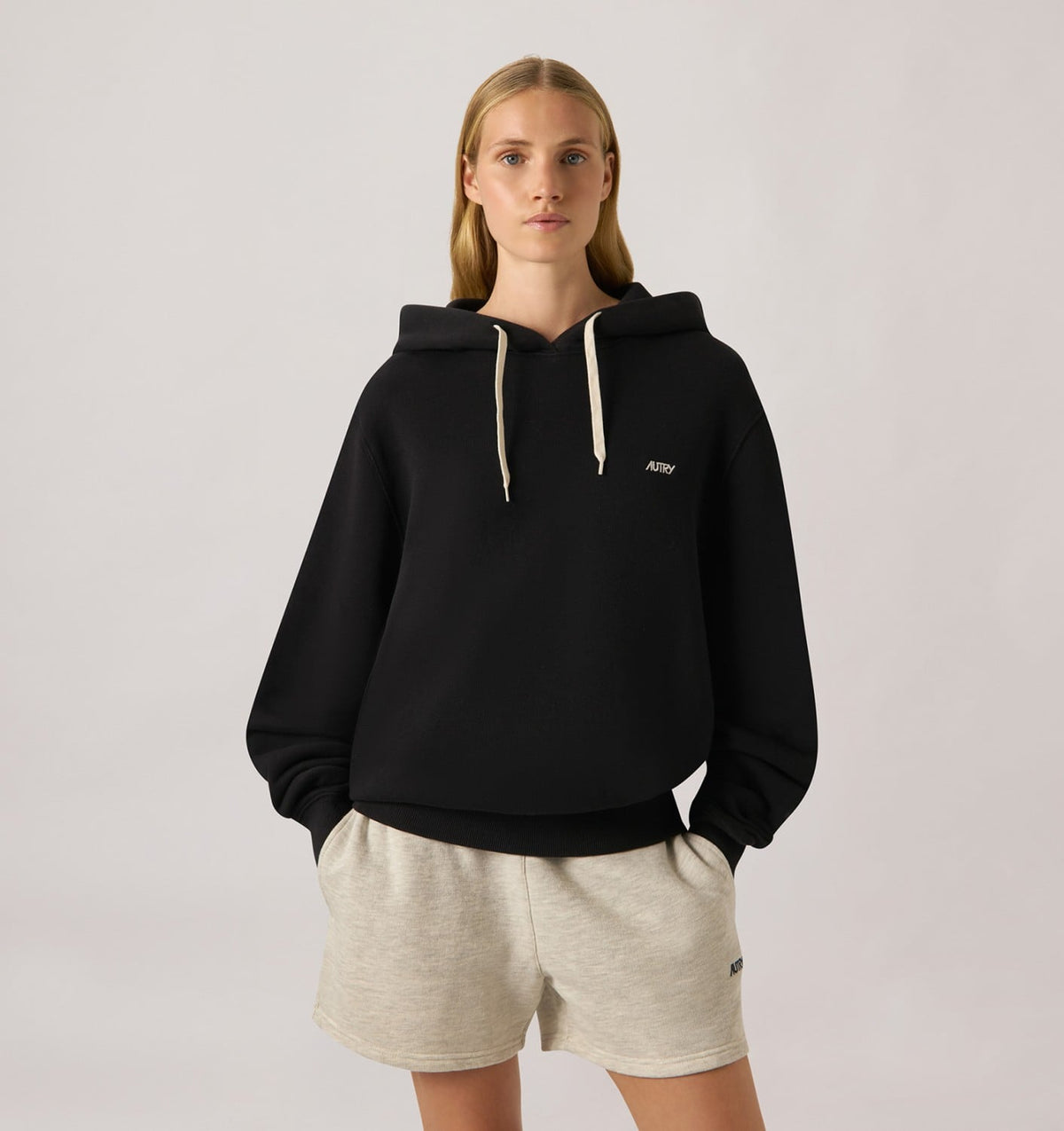 Woman HOODIE WITH EMBROIDERED LOGO FOR WOMAN
