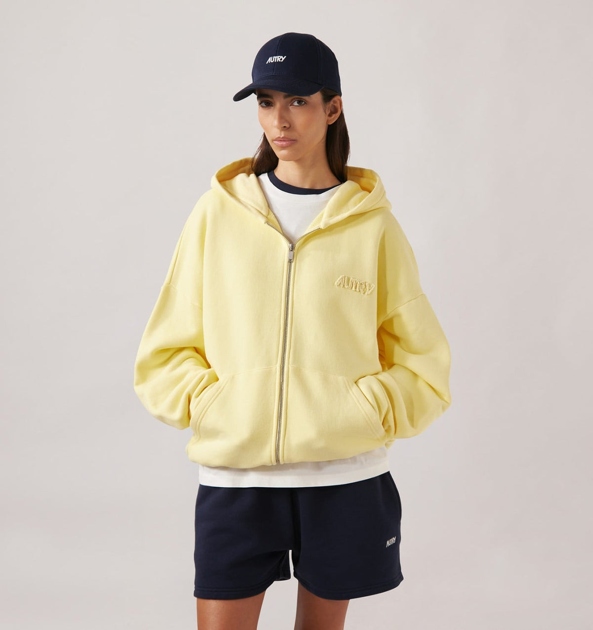 Woman|Man TONAL LOGO FULL ZIP HOODIE UNISEX