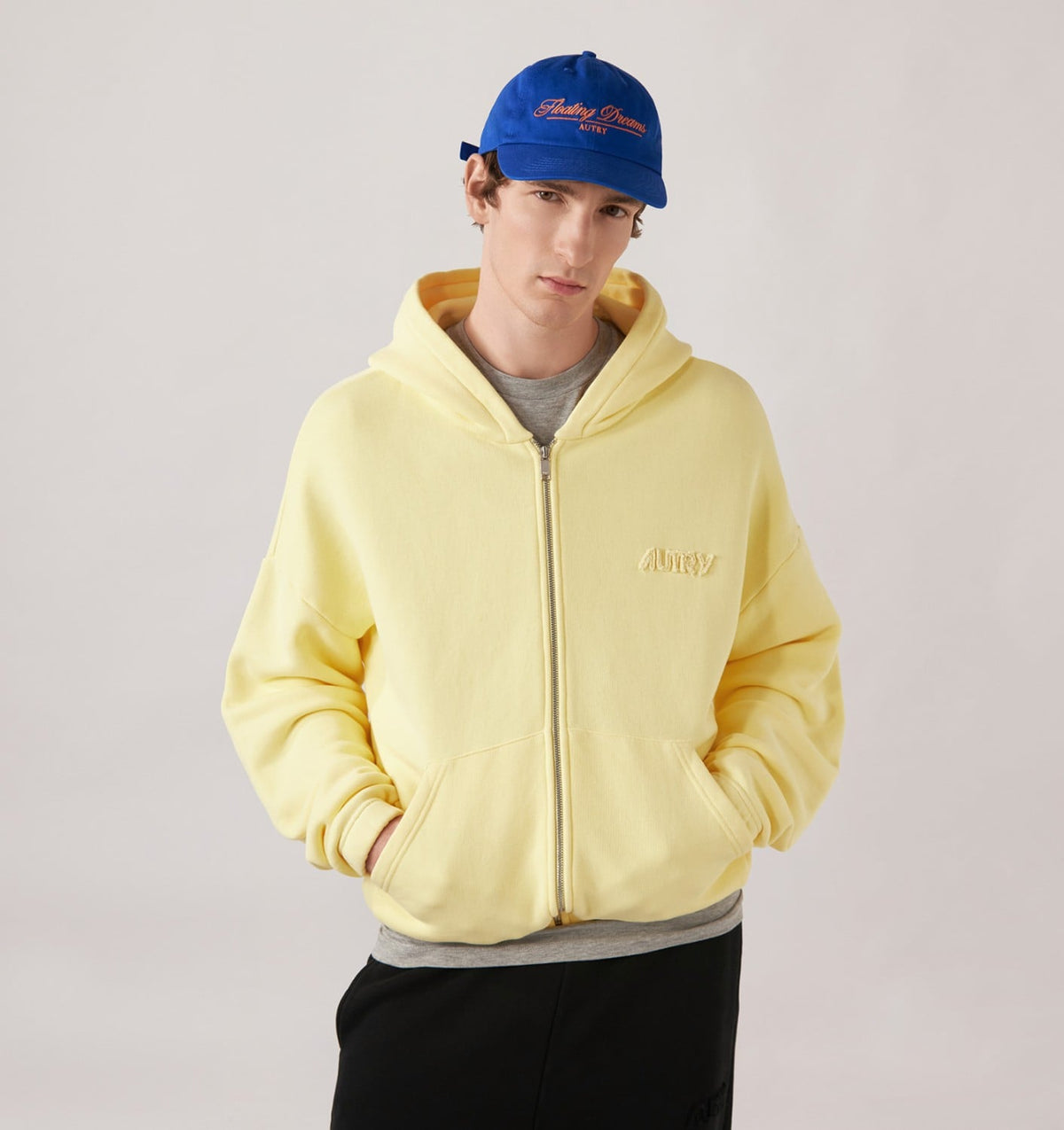 Woman|Man TONAL LOGO FULL ZIP HOODIE UNISEX