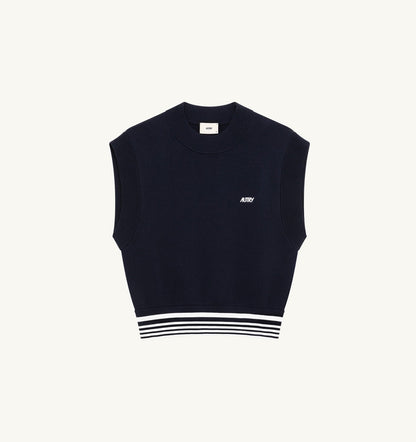 Woman KNITTED VISCOSE TOP WOMAN