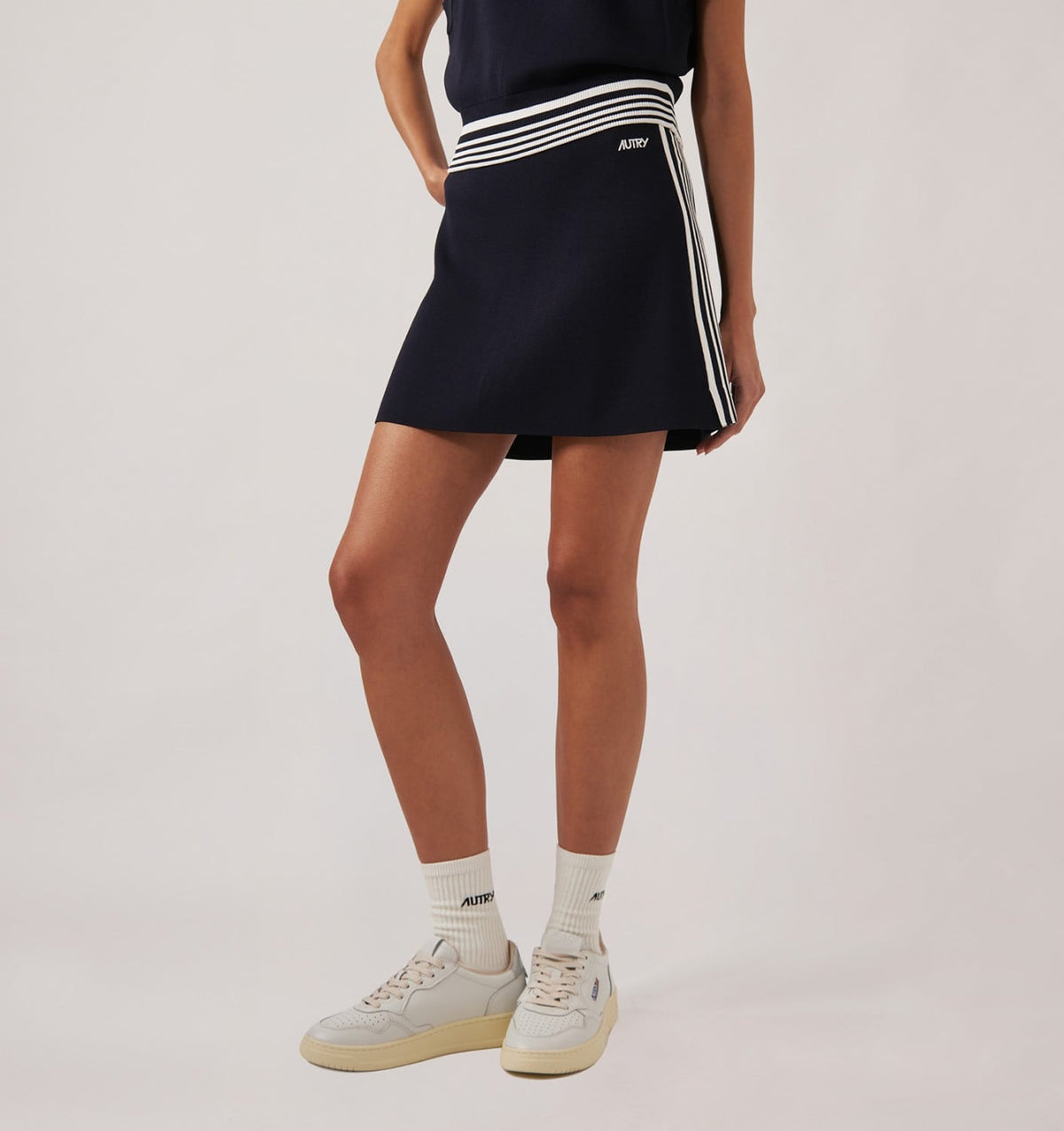 Woman KNITTED VISCOSE SKIRT WOMAN