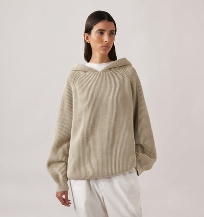 Woman|Man KNITTED HOODIE UNISEX
