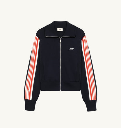 Woman KNITTED VISCOSE FULL ZIP JACKET WOMAN