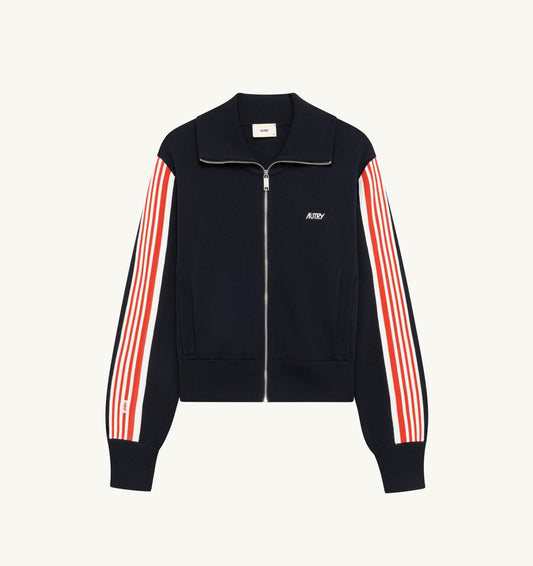Woman KNITTED VISCOSE FULL ZIP JACKET WOMAN
