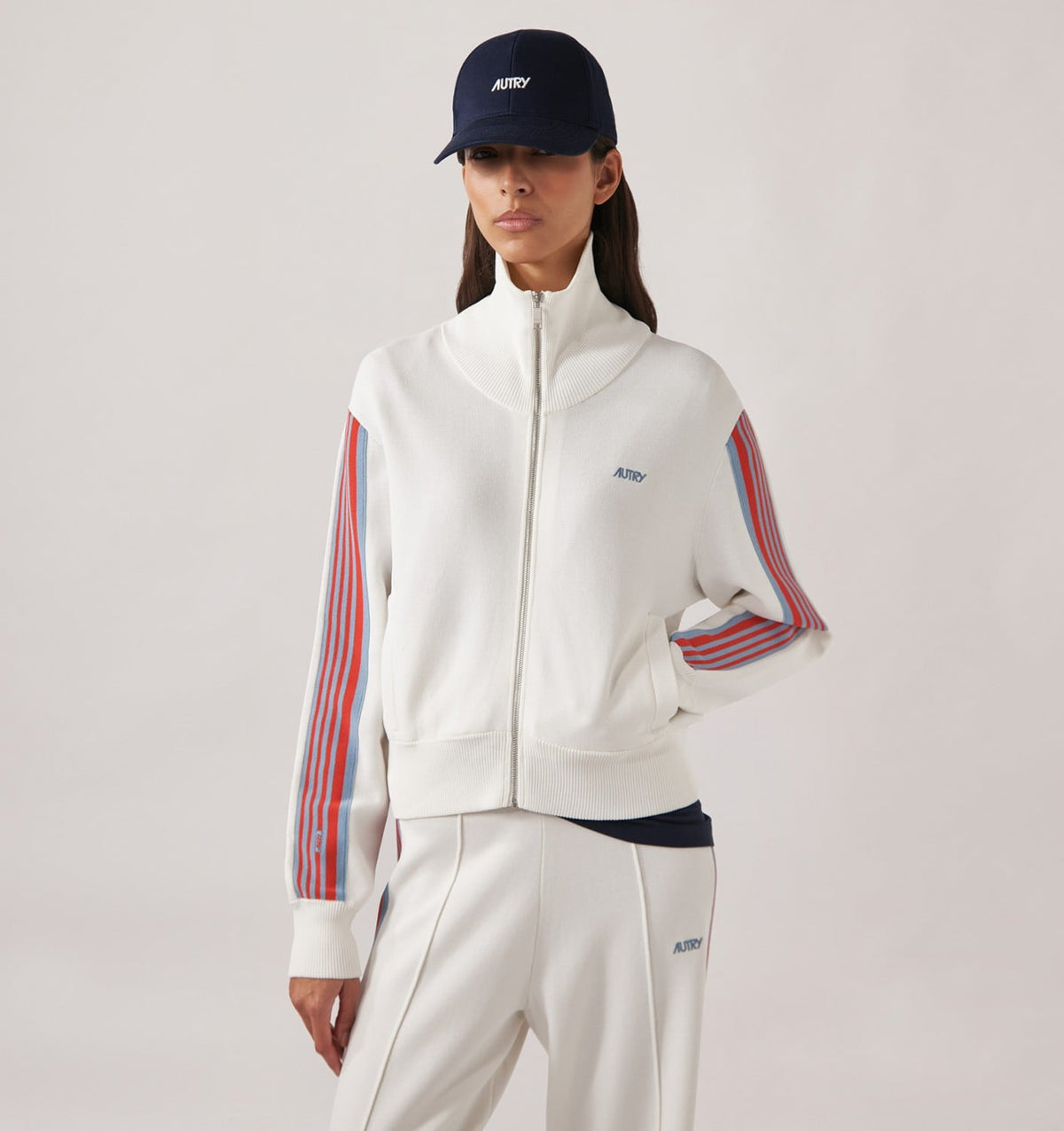 Woman KNITTED VISCOSE FULL ZIP JACKET WOMAN