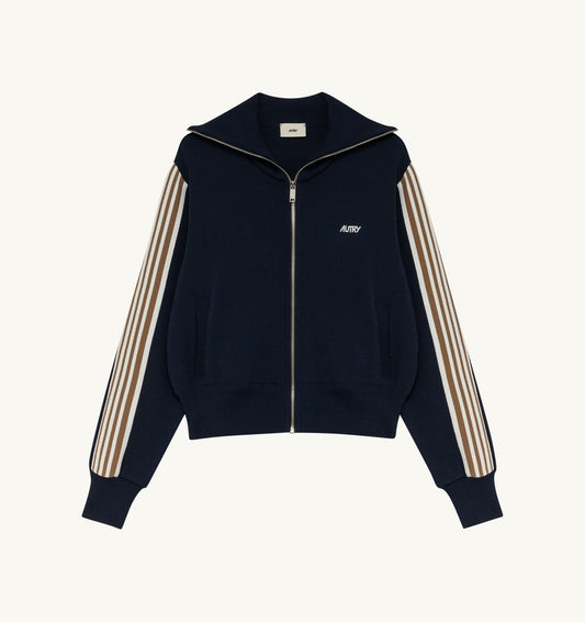 Woman KNITTED TENNIS VISCOSE ZIP JACKET WOMAN