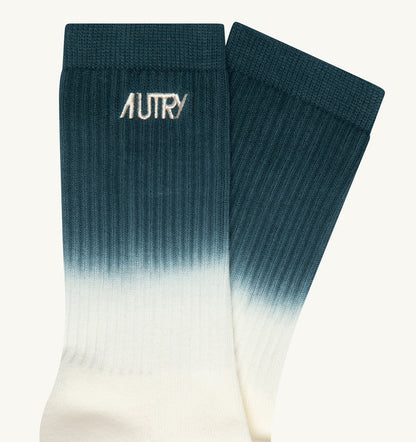 Woman|Man TIE-DYE SOCKS WITH EMBROIDERED LOGO UNISEX