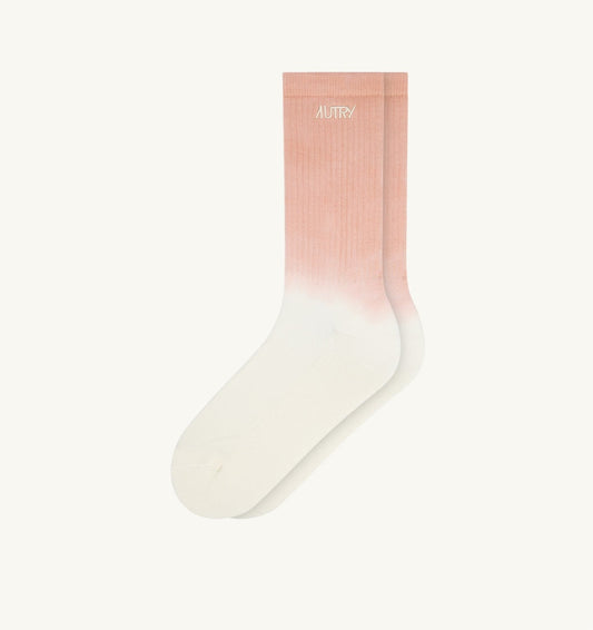 Woman|Man TIE-DYE SOCKS WITH EMBROIDERED LOGO UNISEX