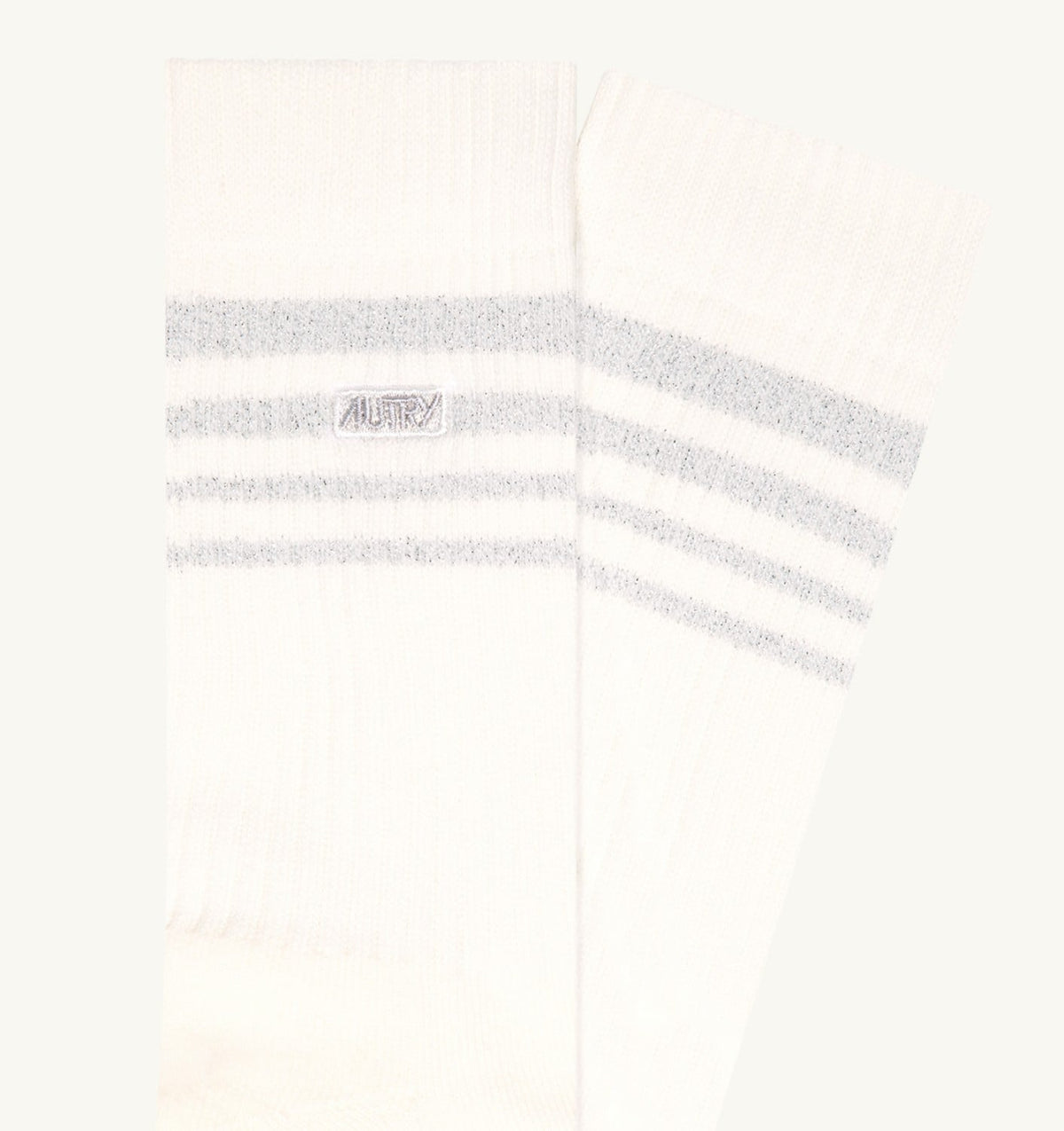 Woman|Man LUREX JACQUARD SOCKS WITH LOGO AND STRIPES UNISEX