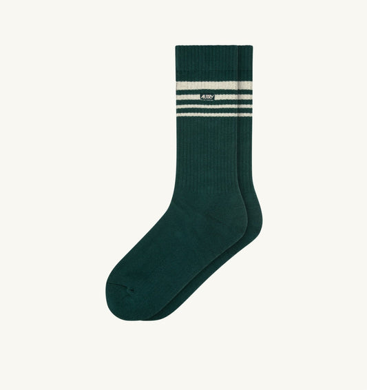 Woman|Man SOCKS WITH EMBROIDERED LOGO AND STRIPES UNISEX