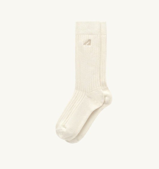 Woman|Man RIBBED EMBROIDERED LOGO SOCK UNISEX