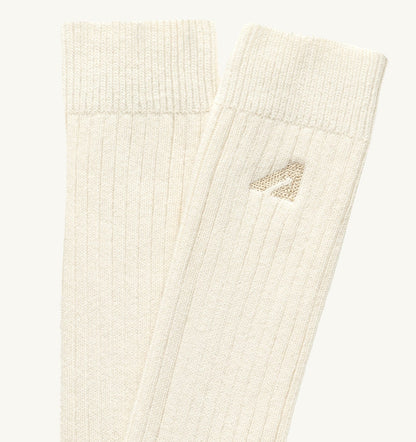 Woman|Man RIBBED EMBROIDERED LOGO SOCK UNISEX