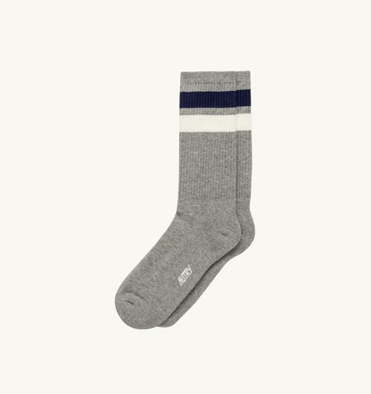 Woman|Man STRIPED JACQUARD LOGO SOCK UNISEX