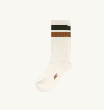 Woman|Man STRIPED JACQUARD LOGO SOCKS UNISEX