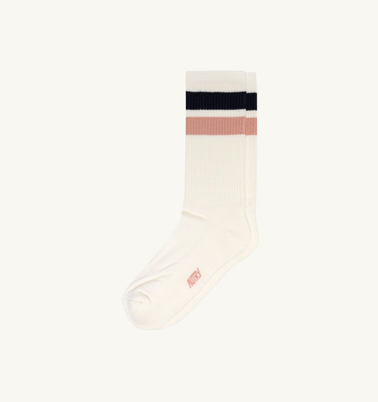 Woman|Man STRIPED JACQUARD LOGO SOCKS UNISEX
