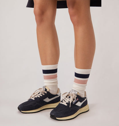 Woman|Man STRIPED JACQUARD LOGO SOCKS UNISEX