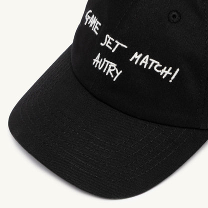 Woman|Man 'GAME SET MATCH!' BASEBALL CAP UNISEX