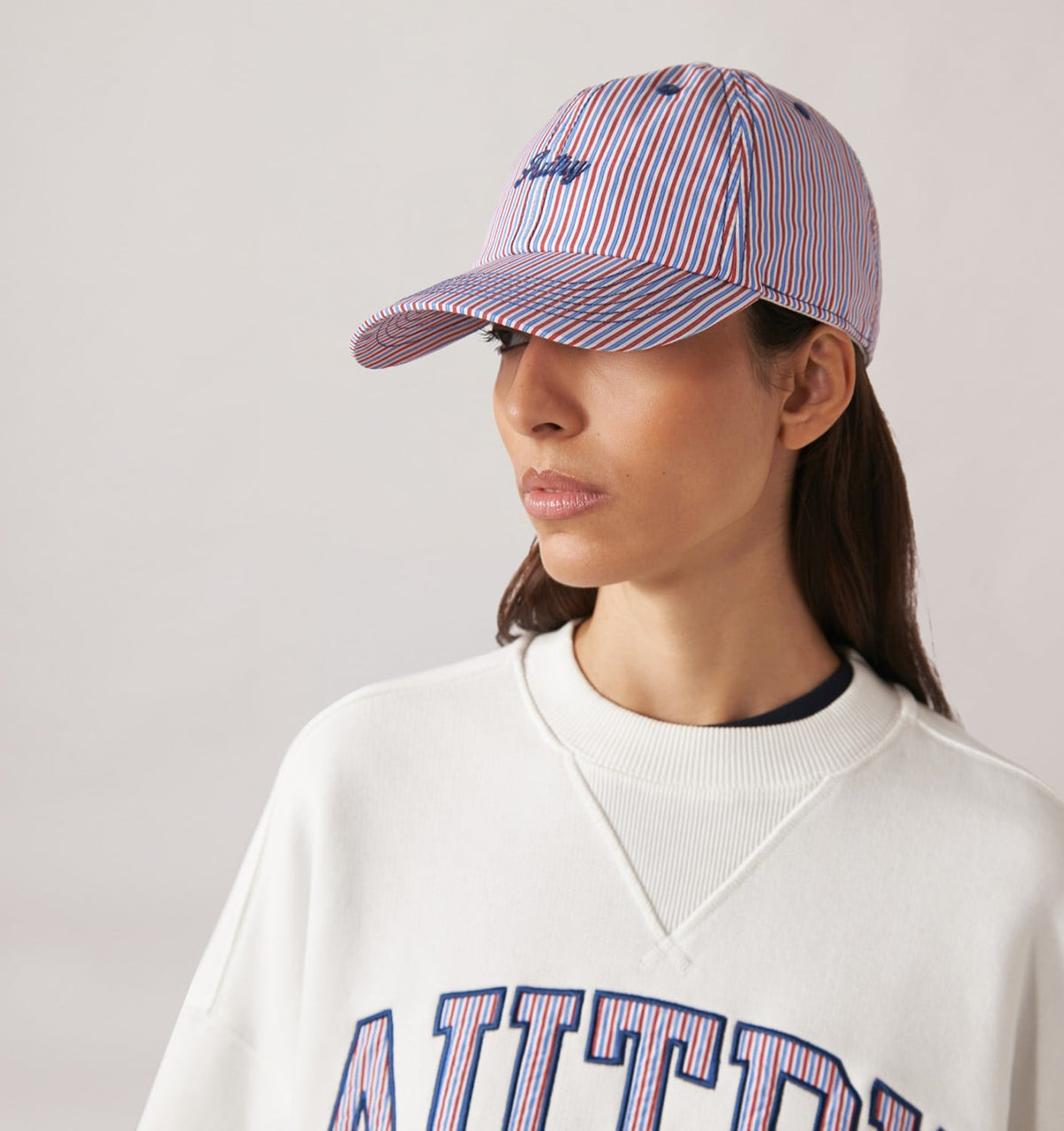 Woman|Man BASEBALL CAP IN STRIPED COTTON UNISEX
