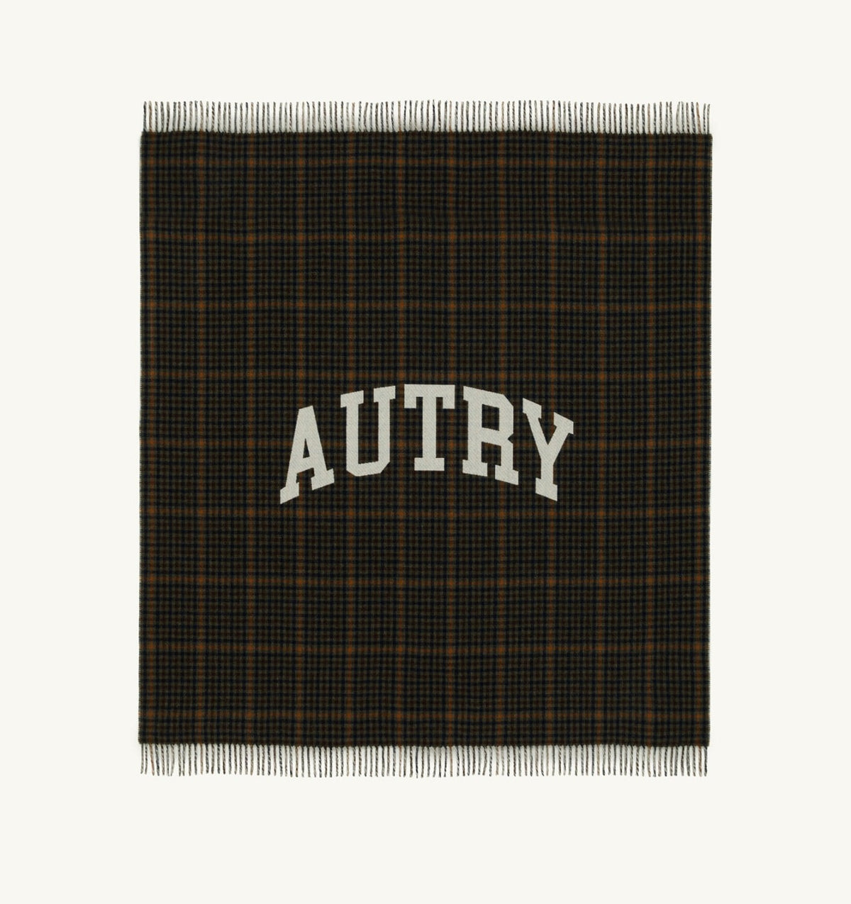 Woman|Man CHECKED BLANKET WITH MAXI LOGO UNISEX
