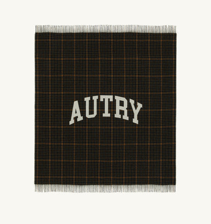 Woman|Man CHECKED BLANKET WITH MAXI LOGO UNISEX