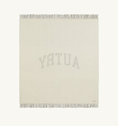 Woman|Man CHECKED BLANKET WITH MAXI LOGO UNISEX
