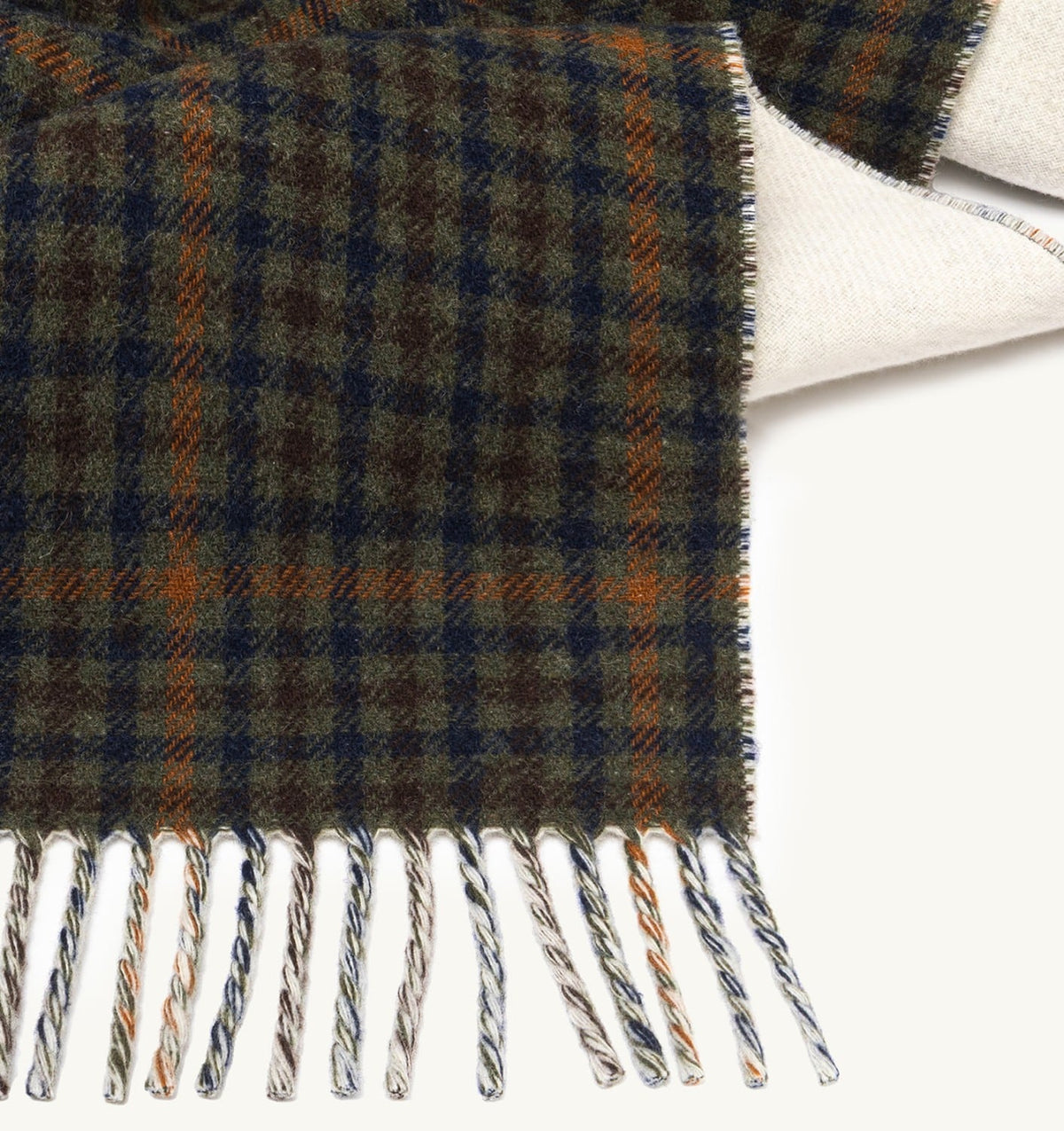 Woman|Man CHECKED BLANKET WITH MAXI LOGO UNISEX