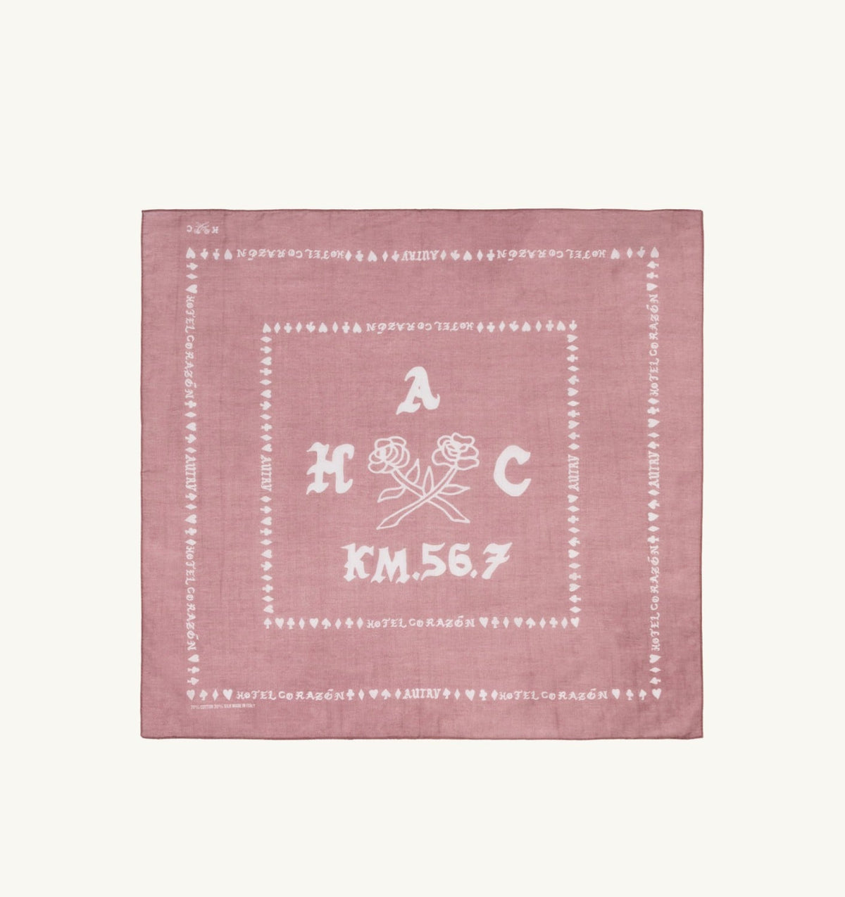 Woman|Man 'HOTEL CORAZÓN' FOULARD SCARF UNISEX