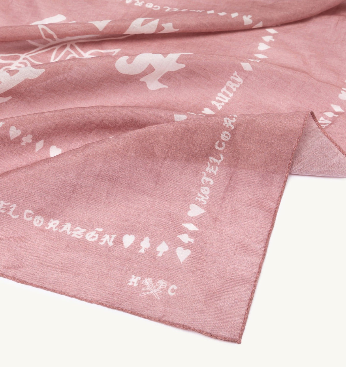 Woman|Man 'HOTEL CORAZÓN' FOULARD SCARF UNISEX
