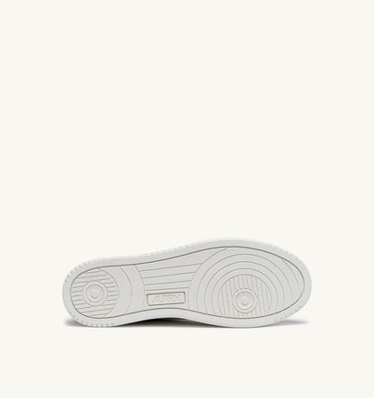 Man MEDALIST LOW SNEAKERS IN WHITE LEATHER AND SUEDE
