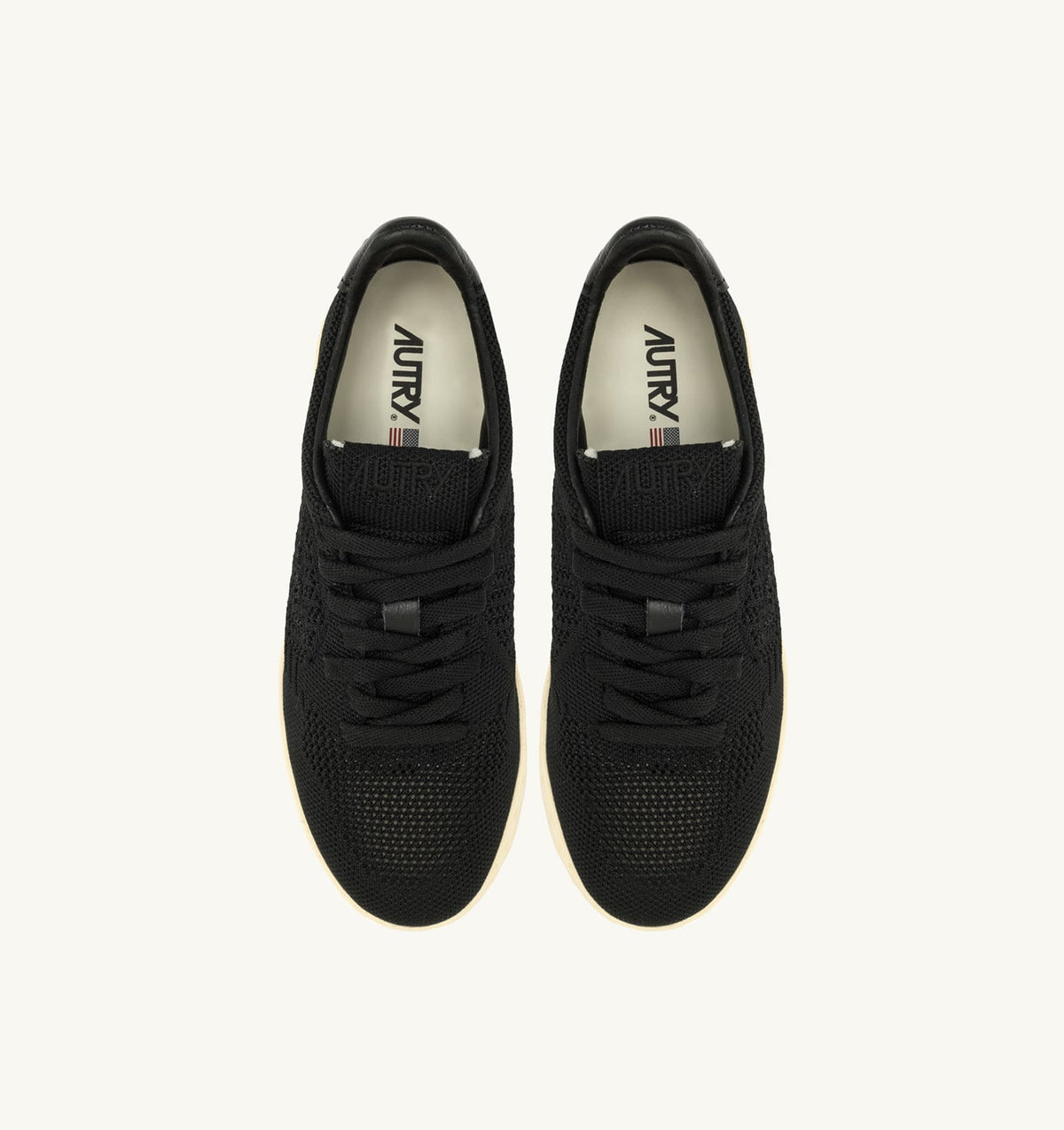Man EASEKNIT MEDALIST LOW SNEAKERS IN BLACK COLOR KNIT