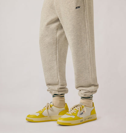 Man MEDALIST LOW SNEAKERS IN WHITE AND SLICKER LEATHER WITH LETTERING