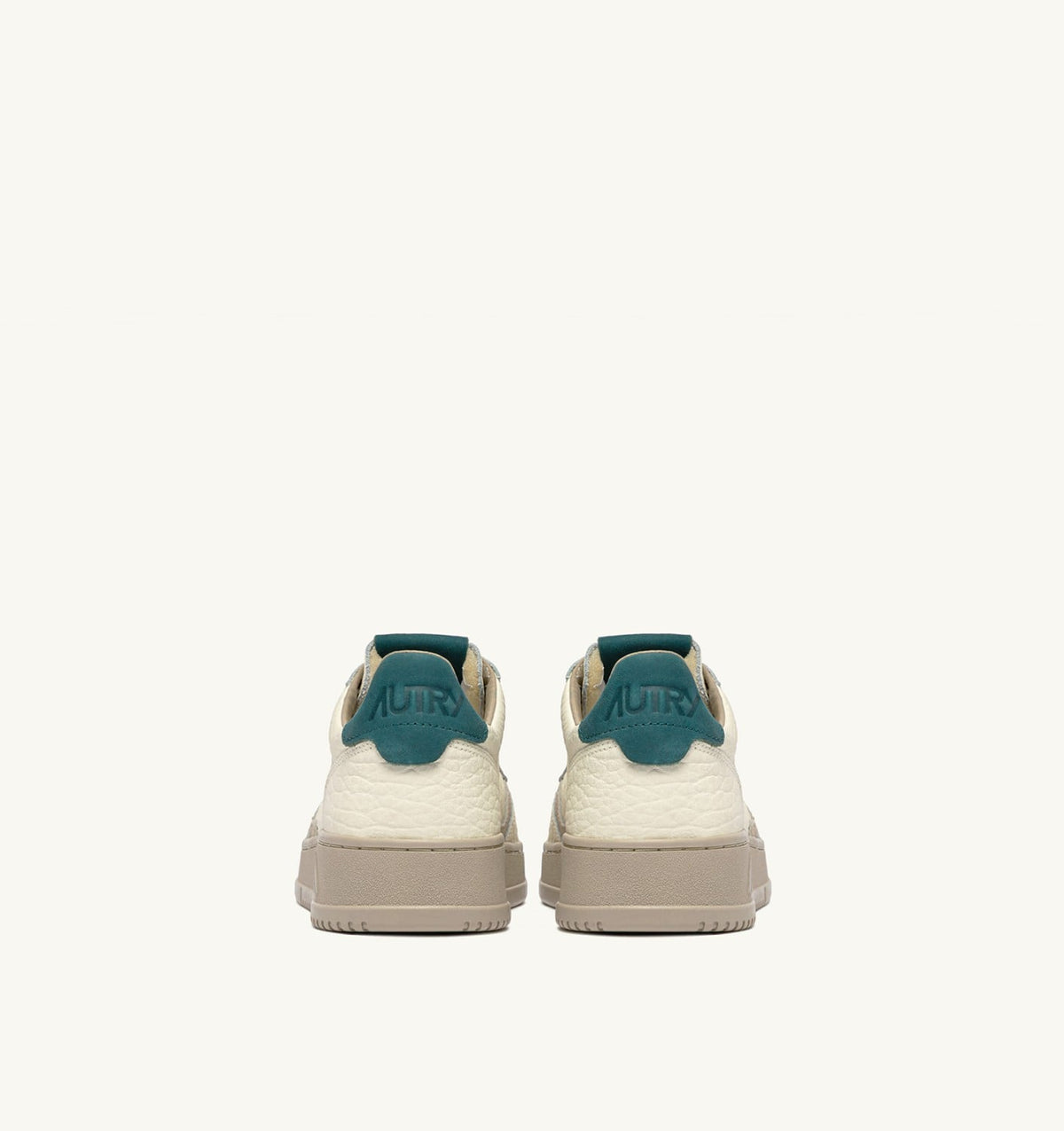 Man MEDALIST LOW SNEAKERS IN FEATHER GRAY AND DARK SEA LEATHER