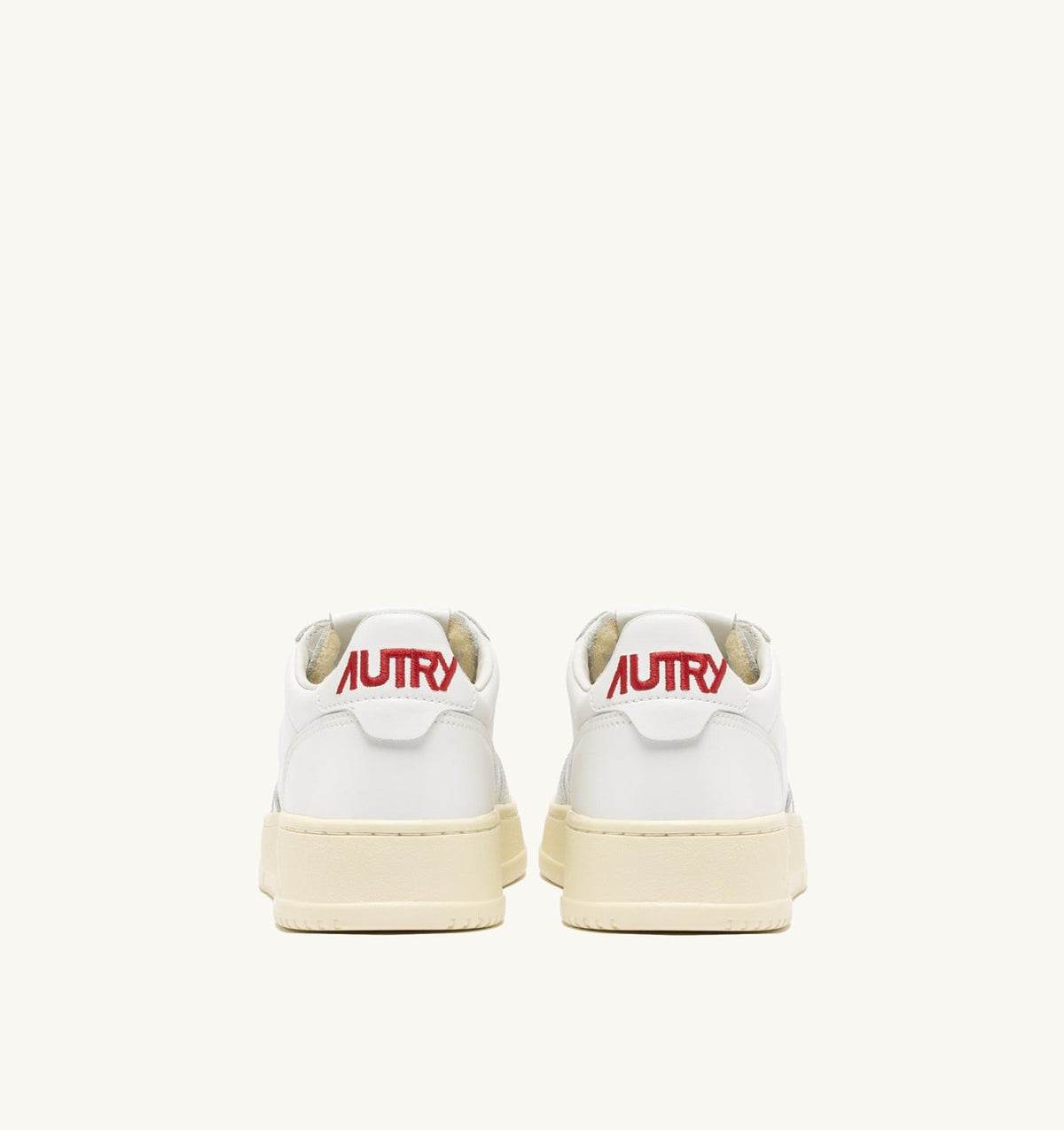 Man SNEAKERS MEDALIST 'LOVE' IN WHITE AND RED LEATHER