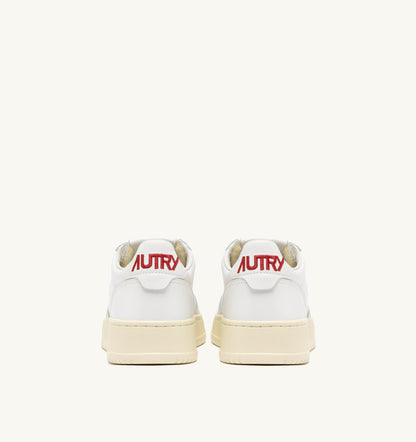 Man SNEAKERS MEDALIST 'LOVE' IN WHITE AND RED LEATHER