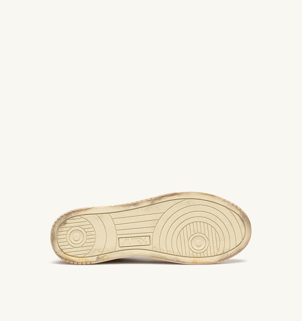 Man MEDALIST LOW SUPER VINTAGE SNEAKERS IN WHITE AND YELLOW LEATHER