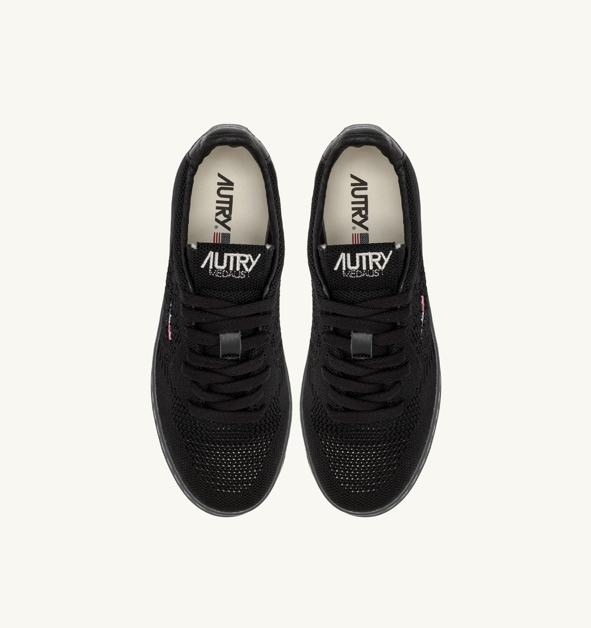 Man MEDALIST EASEKNIT LOW SNEAKERS IN BLACK KNIT