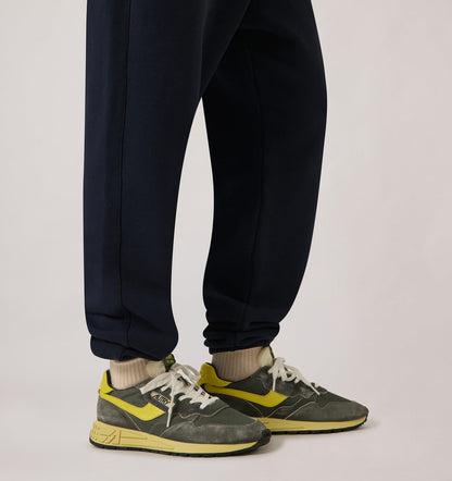 Man REELWIND LOW SNEAKERS IN DEEP GREEN SUGAR AND QUINCE NYLON AND SUEDE