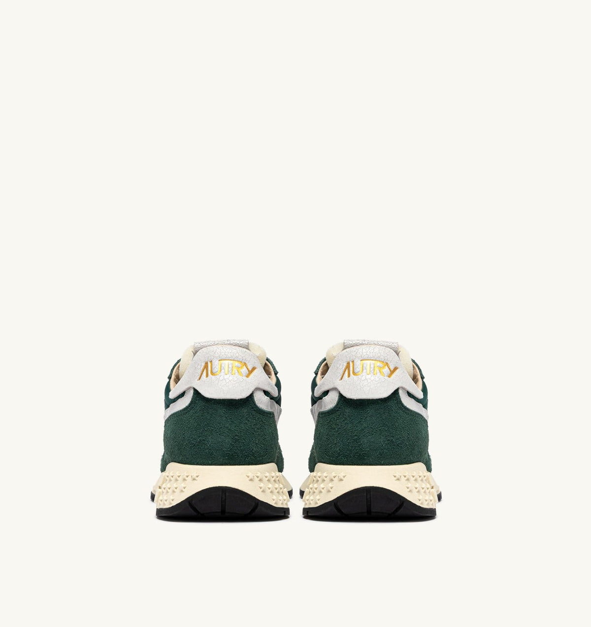 Man REELWIND LOW SNEAKERS IN WHITE AND BOTANICAL GARDEN NYLON AND SUEDE