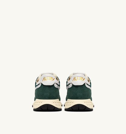 Man REELWIND LOW SNEAKERS IN WHITE AND BOTANICAL GARDEN NYLON AND SUEDE