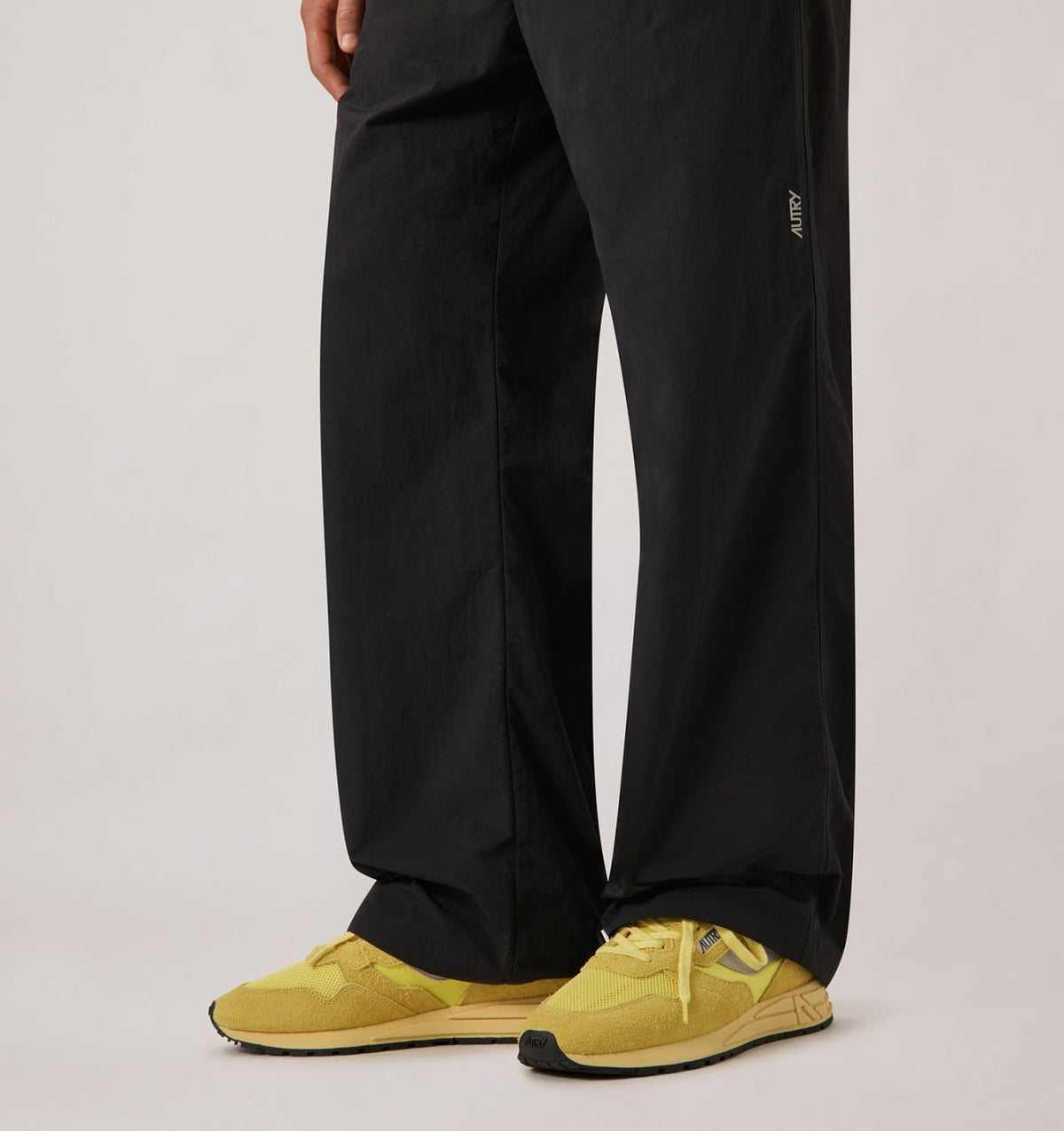 Man REELWIND LOW SNEAKERS IN POPCORN AND VAPOR NYLON AND SUEDE