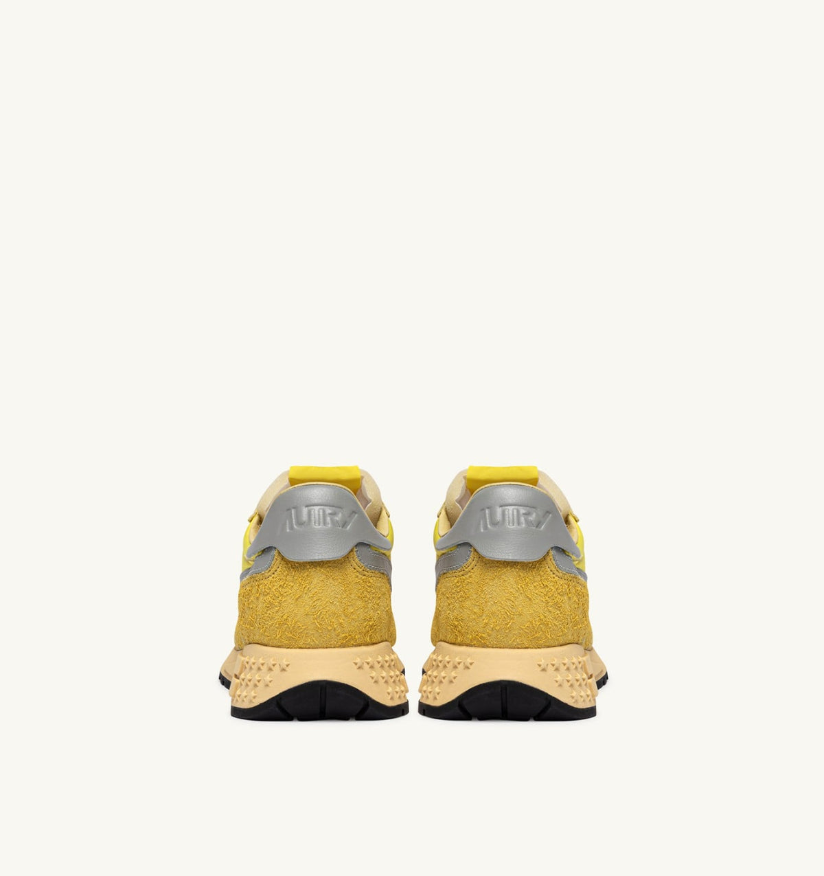 Man REELWIND LOW SNEAKERS IN POPCORN AND VAPOR NYLON AND SUEDE
