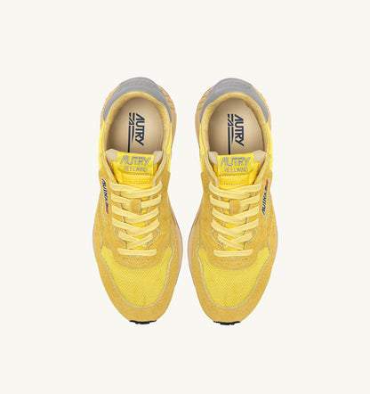 Man REELWIND LOW SNEAKERS IN POPCORN AND VAPOR NYLON AND SUEDE