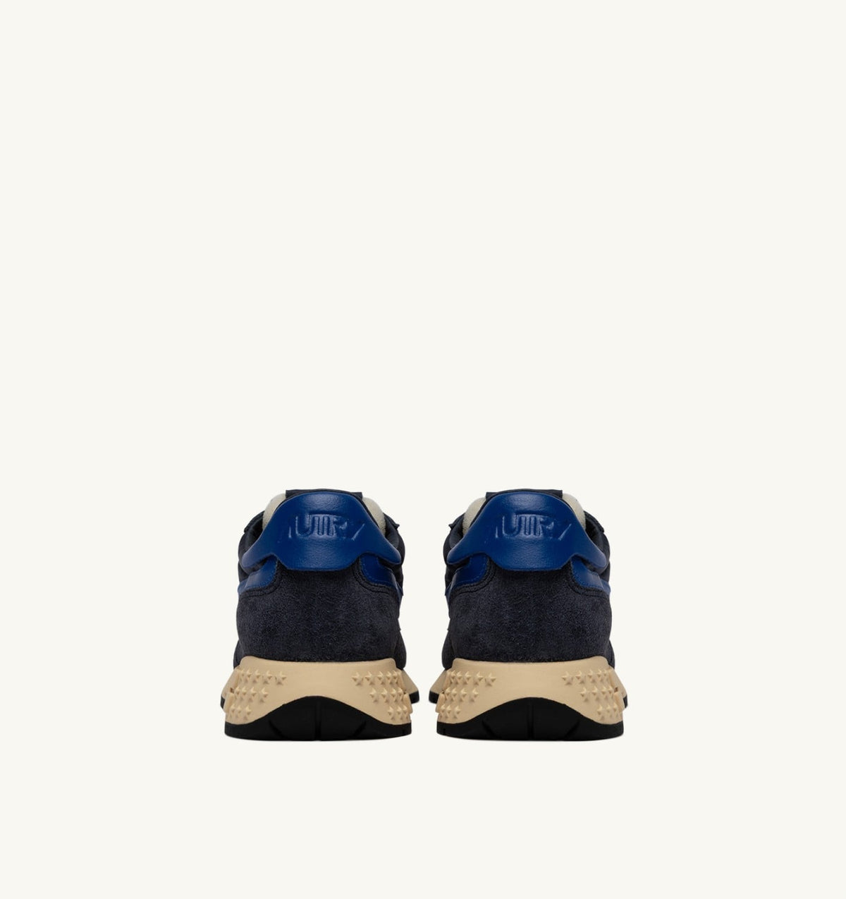 Man REELWIND LOW SNEAKERS IN SPACE BLUE AND LAPIS BLUE NYLON AND SUEDE